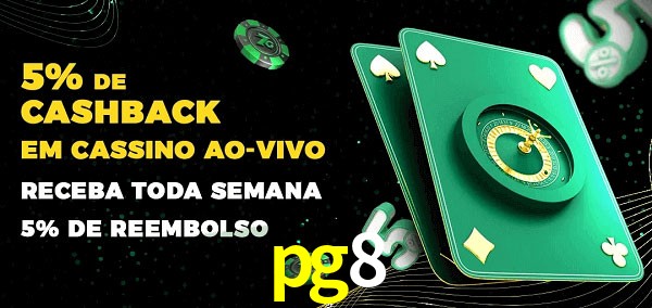 Promoções do cassino ao Vivo pg8
